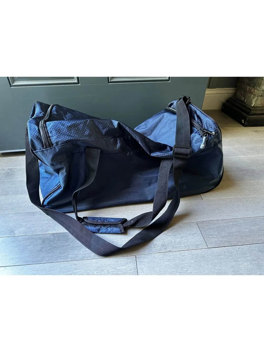 FILA Navy Blue Sports Duffle Bag Travel Gym Basketball Football Soccer Athletic